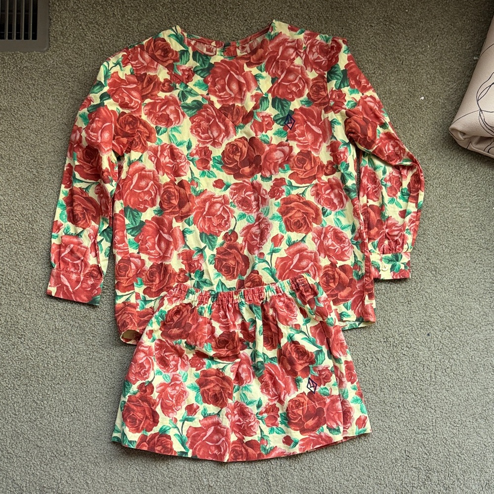 The animals observatory floral print set
